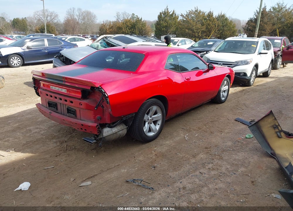 2013 DODGE CHALLENGER SXT VIN: 2C3CDYAG8DH539533