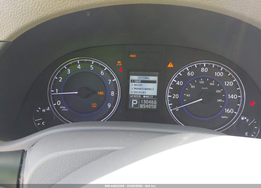 2011 INFINITI G37X VIN: JN1CV6AR4BM354875