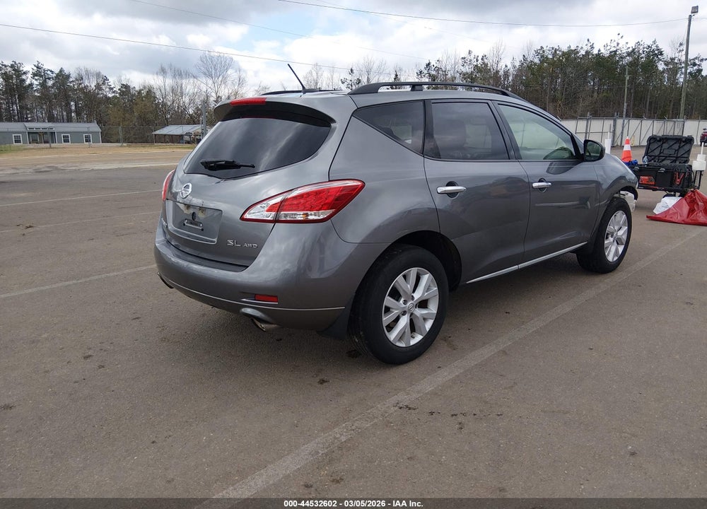 2014 NISSAN MURANO SL VIN: JN8AZ1MW4EW527644