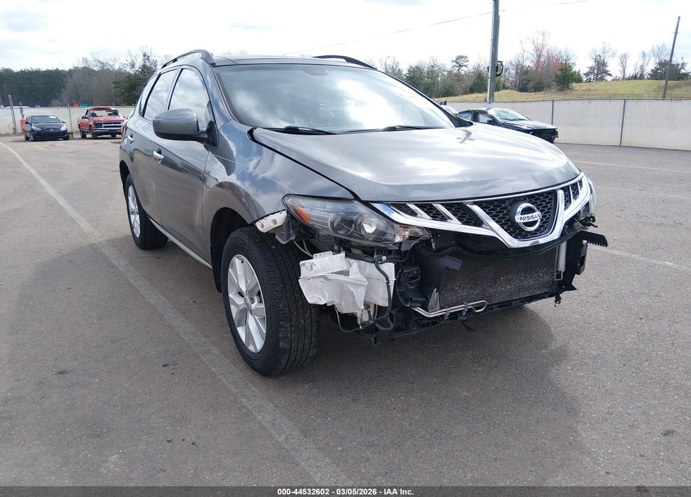 2014 NISSAN MURANO SL VIN: JN8AZ1MW4EW527644