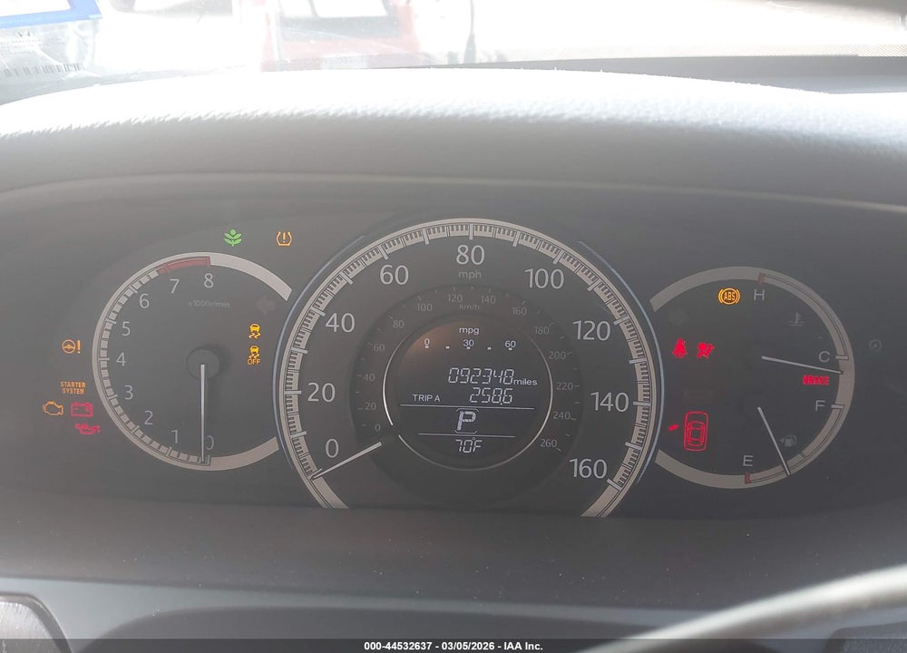 2015 HONDA ACCORD EX VIN: 1HGCR2F76FA070156