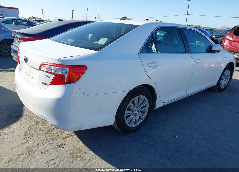2012 TOYOTA CAMRY HYBRID LE VIN: 4T1BD1FK7CU015602