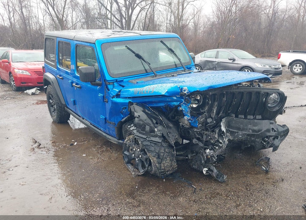 2021 JEEP WRANGLER UNLIMITED WILLYS 4X4 VIN: 1C4HJXDN8MW683714