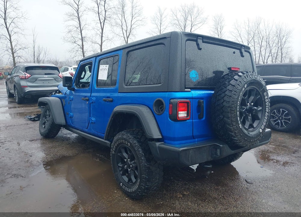 2021 JEEP WRANGLER UNLIMITED WILLYS 4X4 VIN: 1C4HJXDN8MW683714
