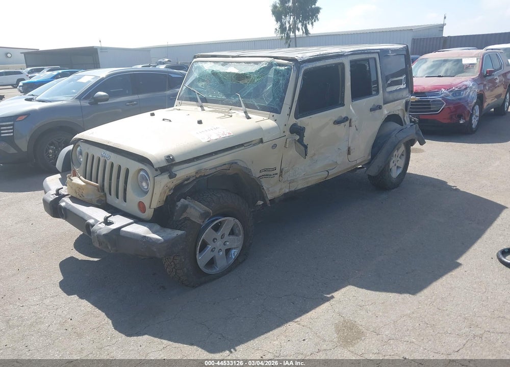 2011 JEEP WRANGLER UNLIMITED SPORT VIN: 1J4BA3H19BL531228