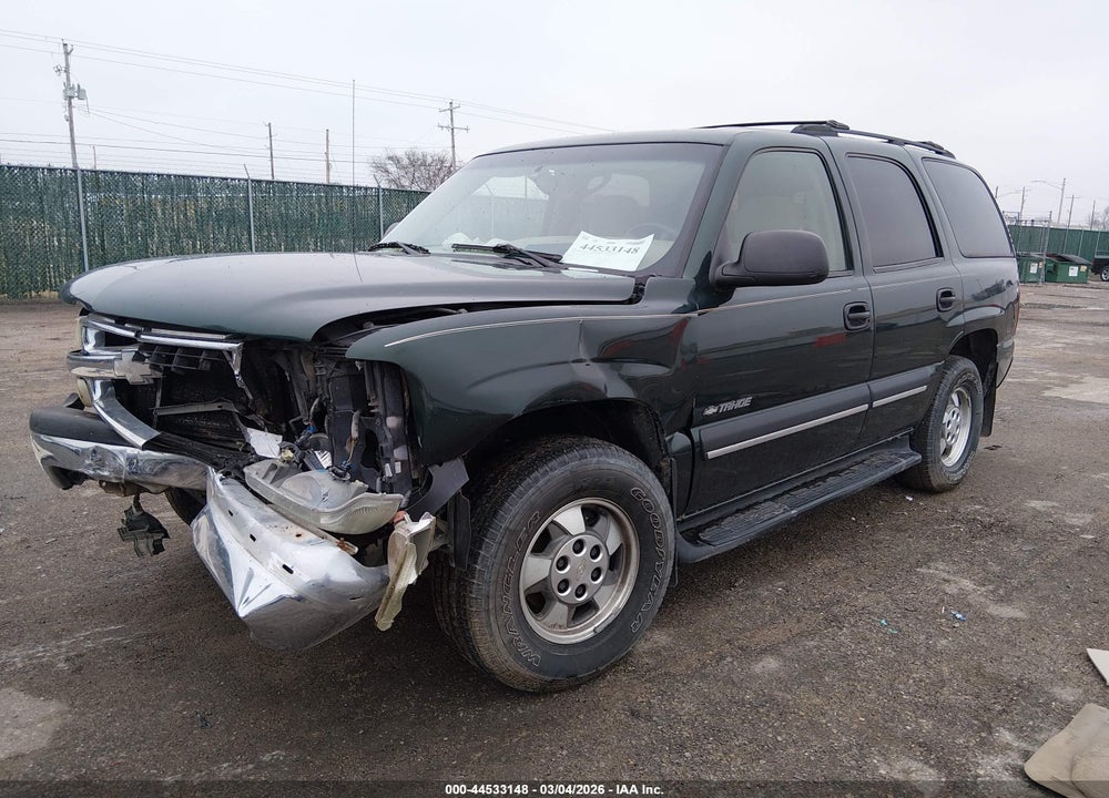 2002 CHEVROLET TAHOE LS VIN: 1GNEC13V62R327325