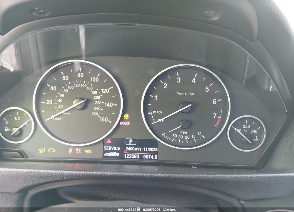 2013 BMW 328I XDRIVE VIN: WBA3B5G52DNS00485