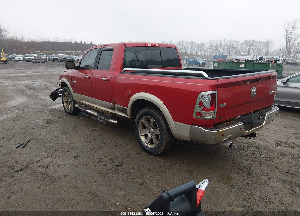 2010 DODGE RAM 1500 LARAMIE VIN: 1D7RV1GT2AS257140