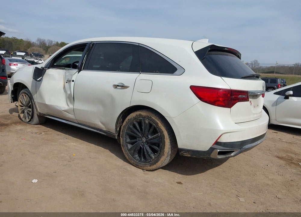 2019 ACURA MDX TECH   ENTERTAINMENT PKGS VIN: 5J8YD4H72KL004991