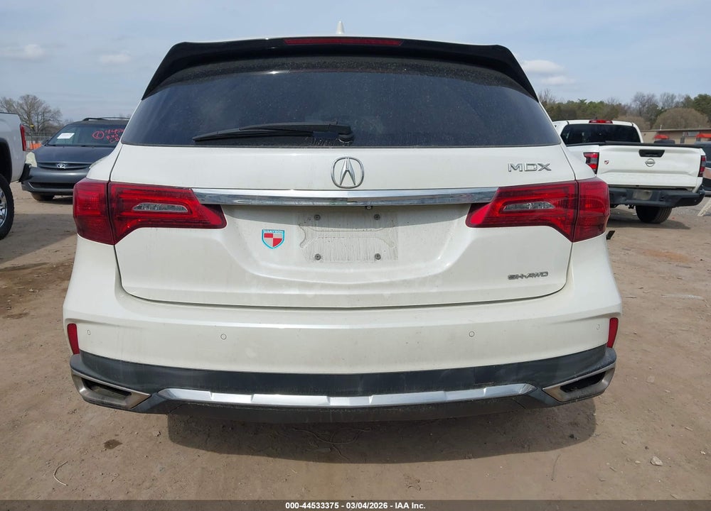 2019 ACURA MDX TECH   ENTERTAINMENT PKGS VIN: 5J8YD4H72KL004991