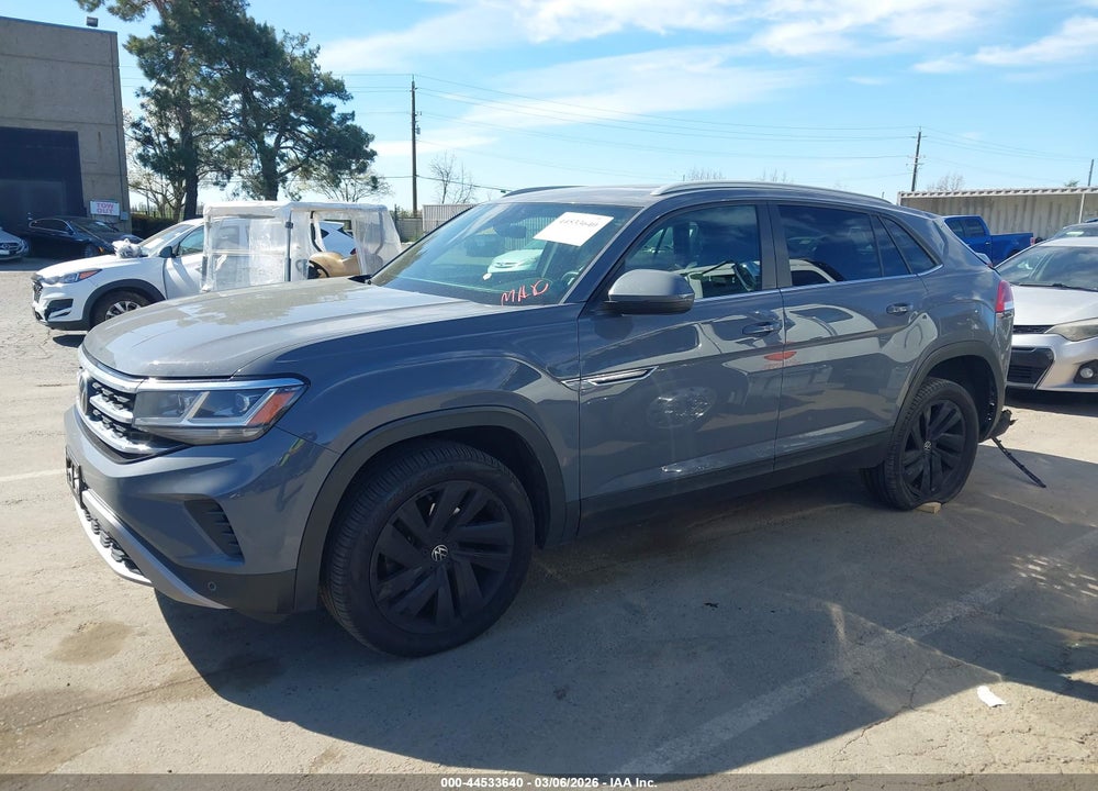 2022 VOLKSWAGEN ATLAS CROSS SPORT 3.6L V6 SE W/TECHNOLOGY VIN: 1V2KE2CA9NC201538