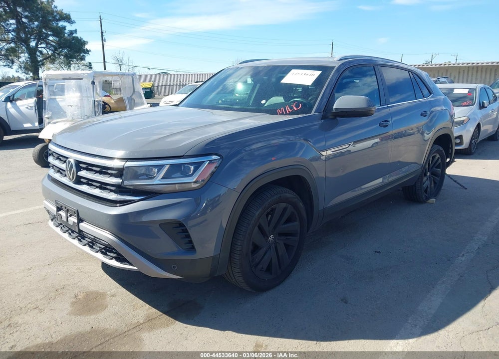 2022 VOLKSWAGEN ATLAS CROSS SPORT 3.6L V6 SE W/TECHNOLOGY VIN: 1V2KE2CA9NC201538