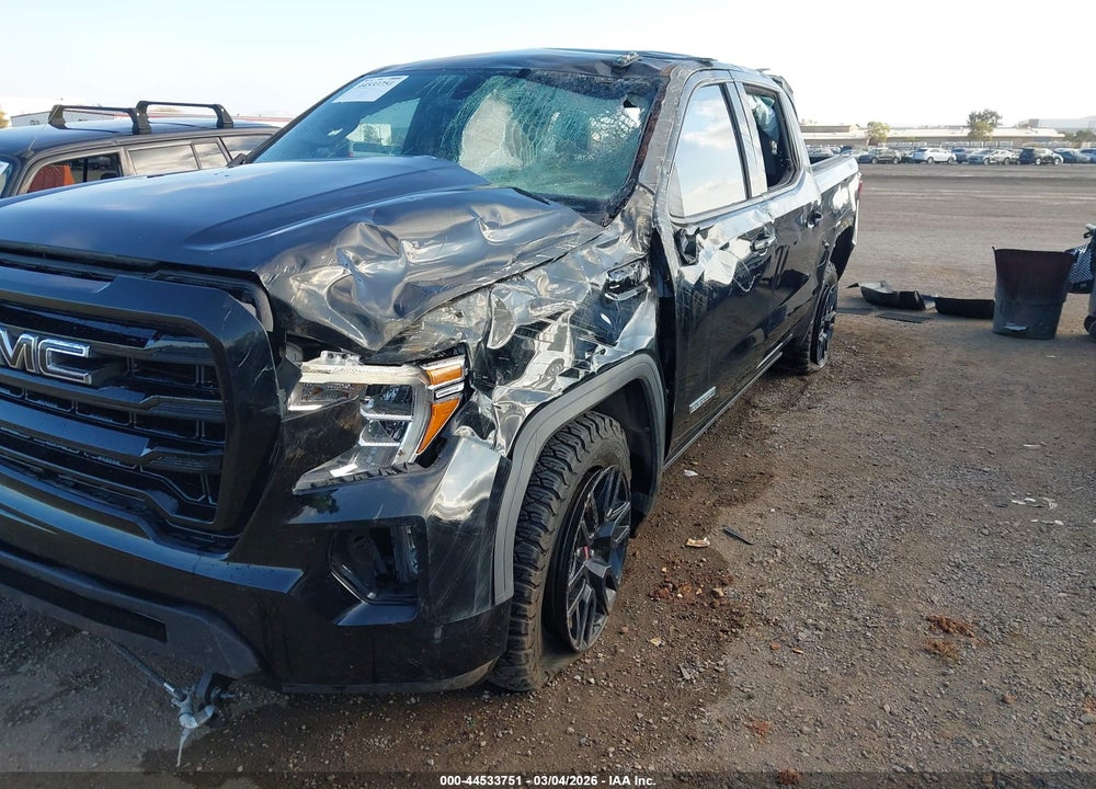 2021 GMC SIERRA 1500 4WD  SHORT BOX ELEVATION VIN: 3GTU9CED9MG449571