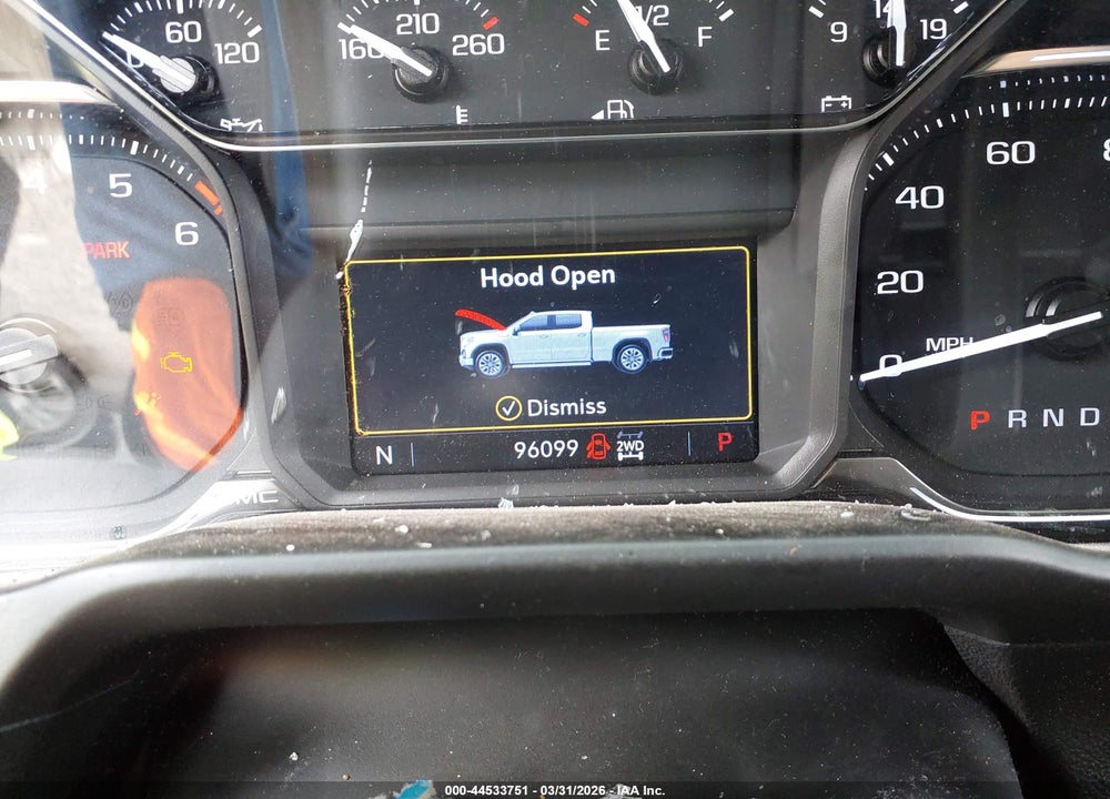 2021 GMC SIERRA 1500 4WD  SHORT BOX ELEVATION VIN: 3GTU9CED9MG449571