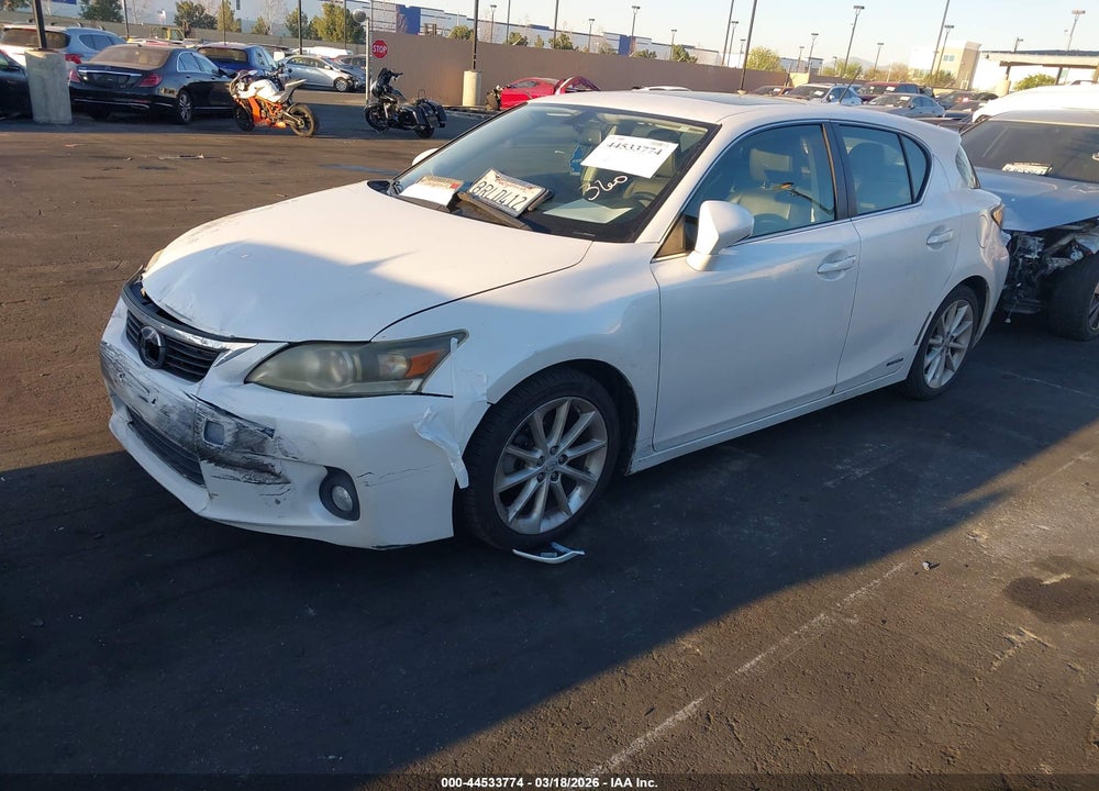 2011 LEXUS CT 200H PREMIUM VIN: JTHKD5BH6B2004282