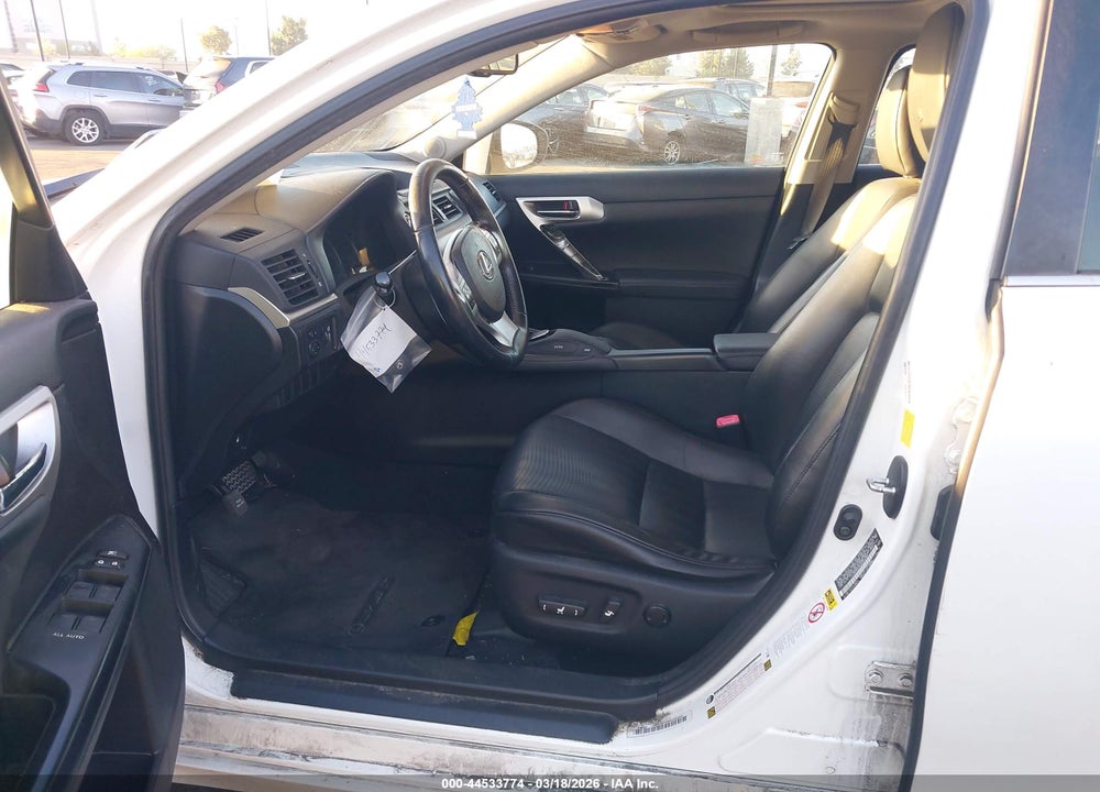 2011 LEXUS CT 200H PREMIUM VIN: JTHKD5BH6B2004282