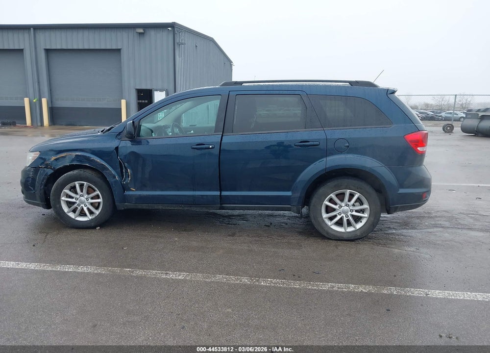 2013 DODGE JOURNEY SXT VIN: 3C4PDCBG0DT578476
