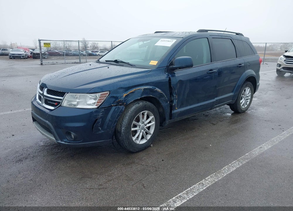 2013 DODGE JOURNEY SXT VIN: 3C4PDCBG0DT578476