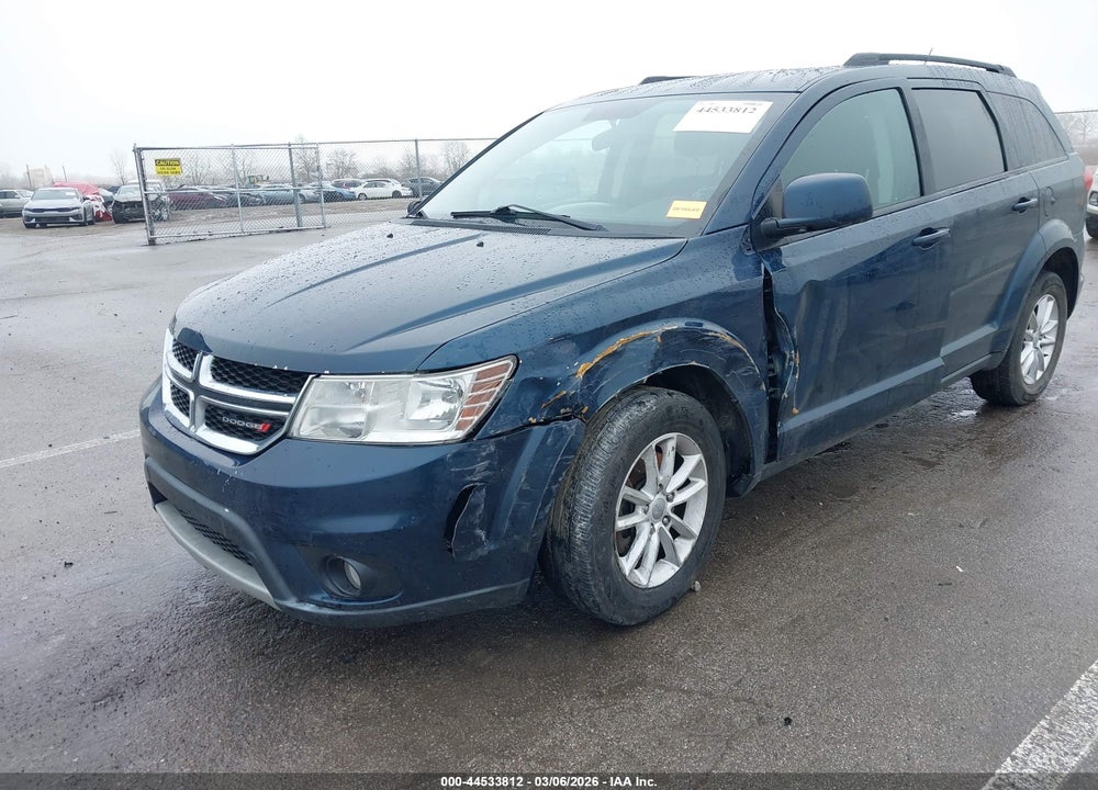 2013 DODGE JOURNEY SXT VIN: 3C4PDCBG0DT578476