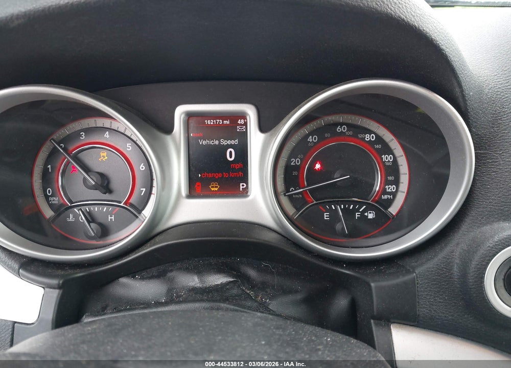 2013 DODGE JOURNEY SXT VIN: 3C4PDCBG0DT578476