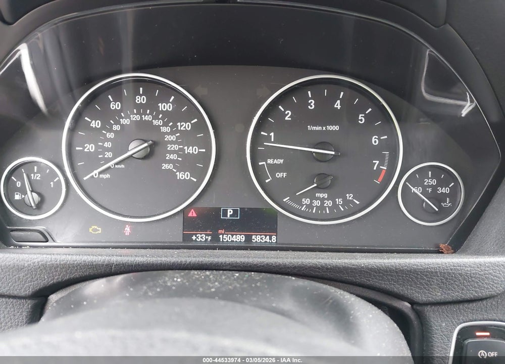2015 BMW 320I XDRIVE VIN: WBA3C3G55FNS75671