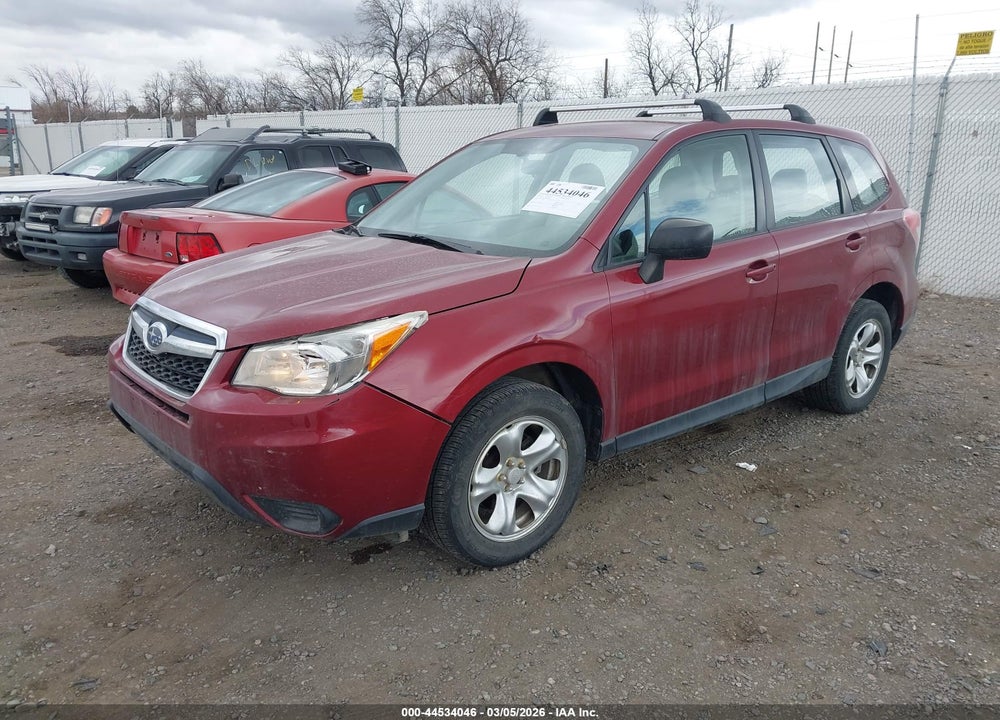 2014 SUBARU FORESTER 2.5I VIN: JF2SJAAC3EH464849