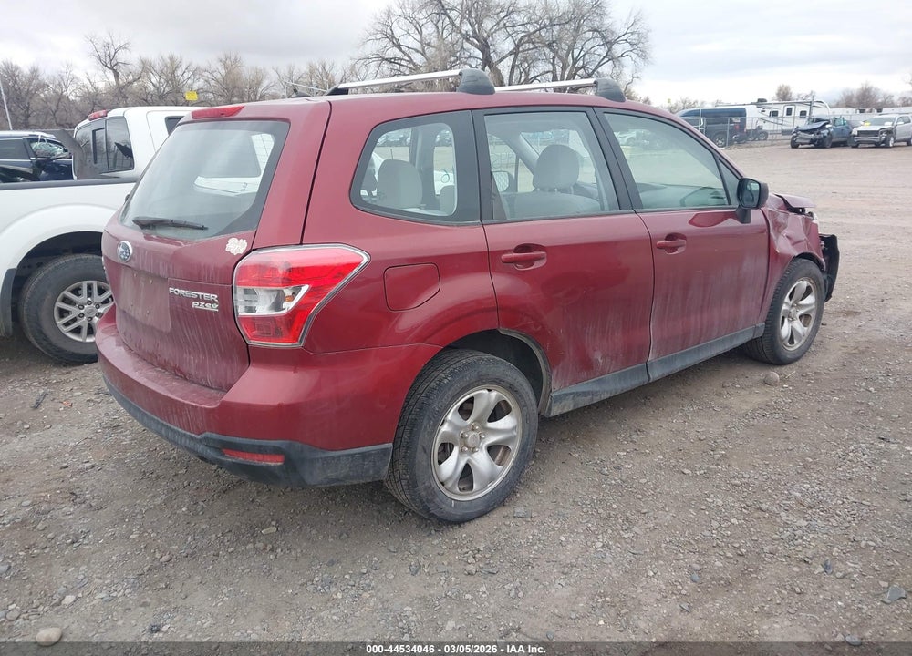 2014 SUBARU FORESTER 2.5I VIN: JF2SJAAC3EH464849