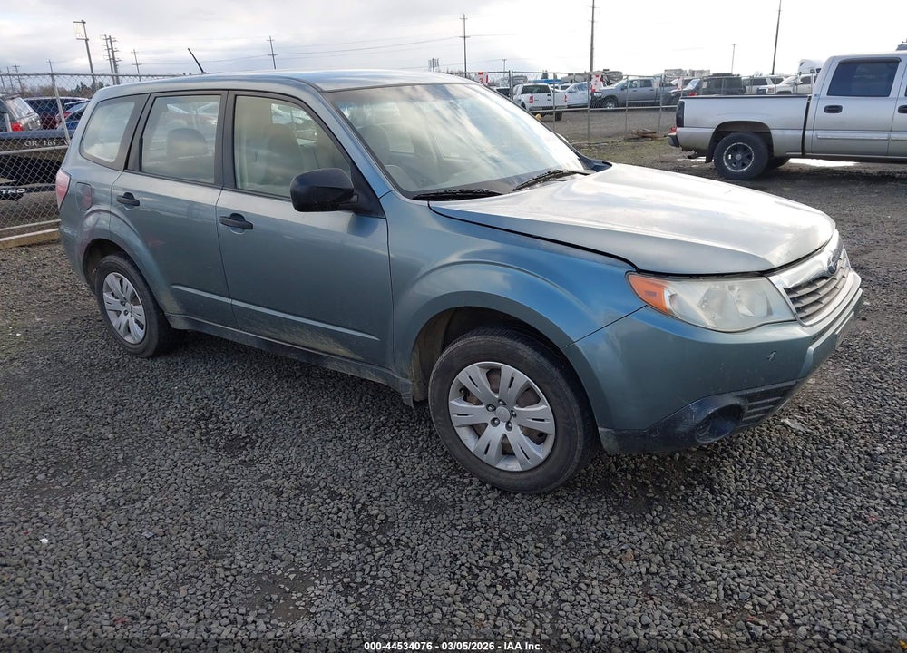2009 SUBARU FORESTER 2.5X VIN: JF2SH61649H751075