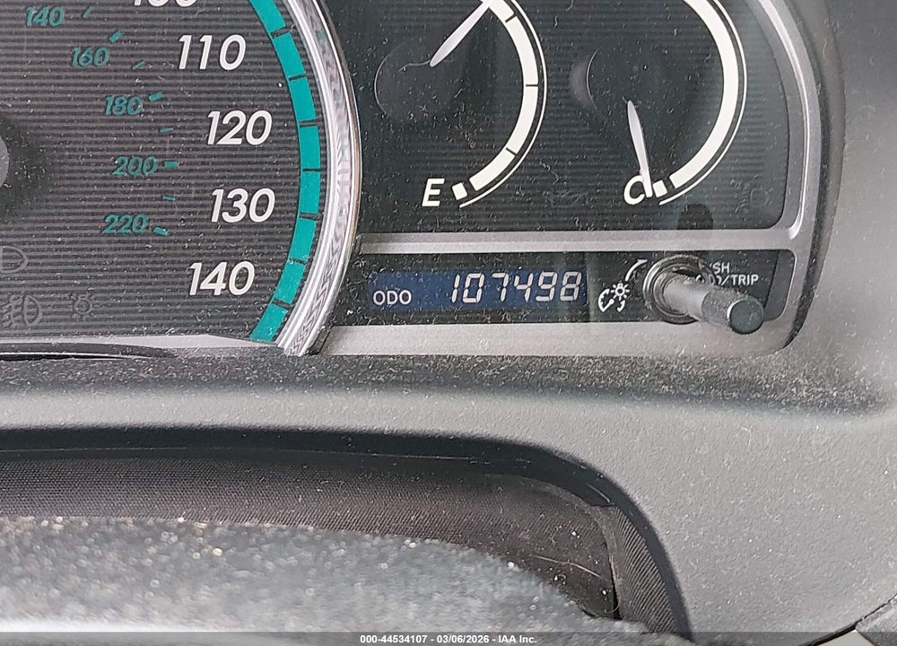 2010 TOYOTA VENZA BASE V6 VIN: 4T3ZK3BB5AU026365