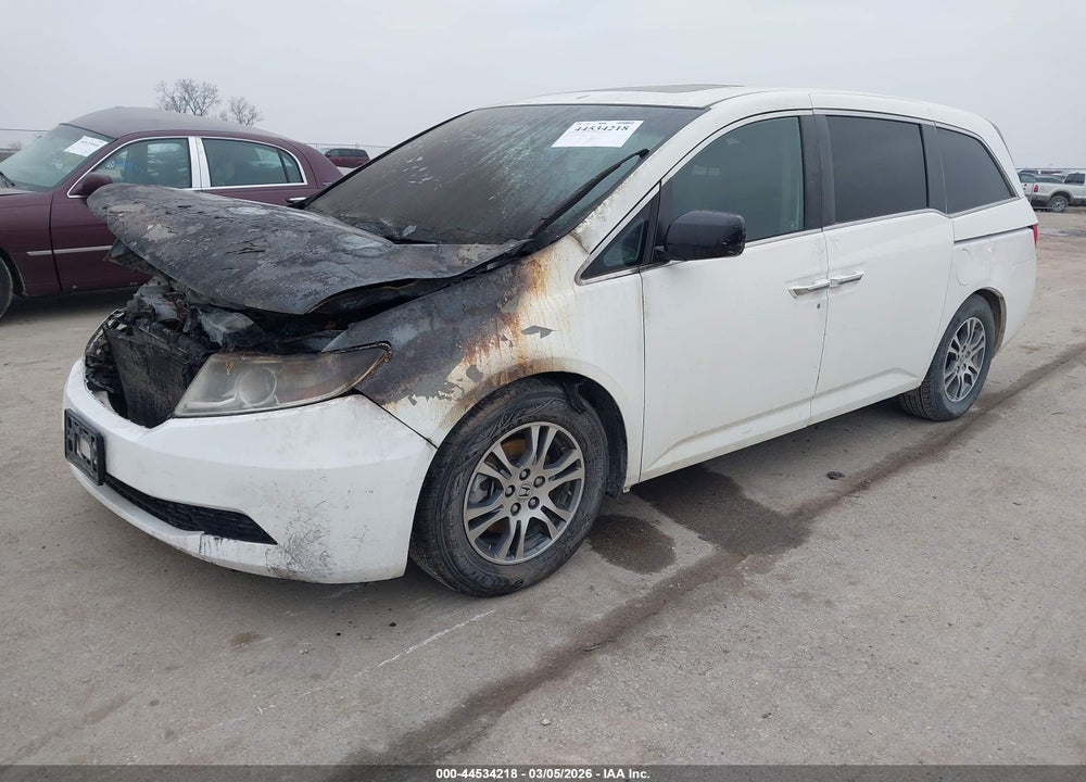 2011 HONDA ODYSSEY EX-L VIN: 5FNRL5H68BB103126