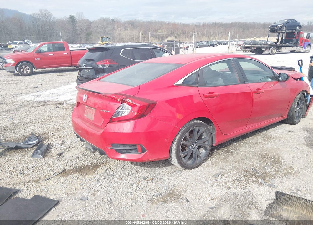 2019 HONDA CIVIC SPORT VIN: 2HGFC2F83KH536077