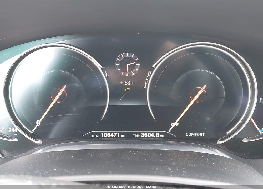 2017 BMW 740I VIN: WBA7E2C55HG739223