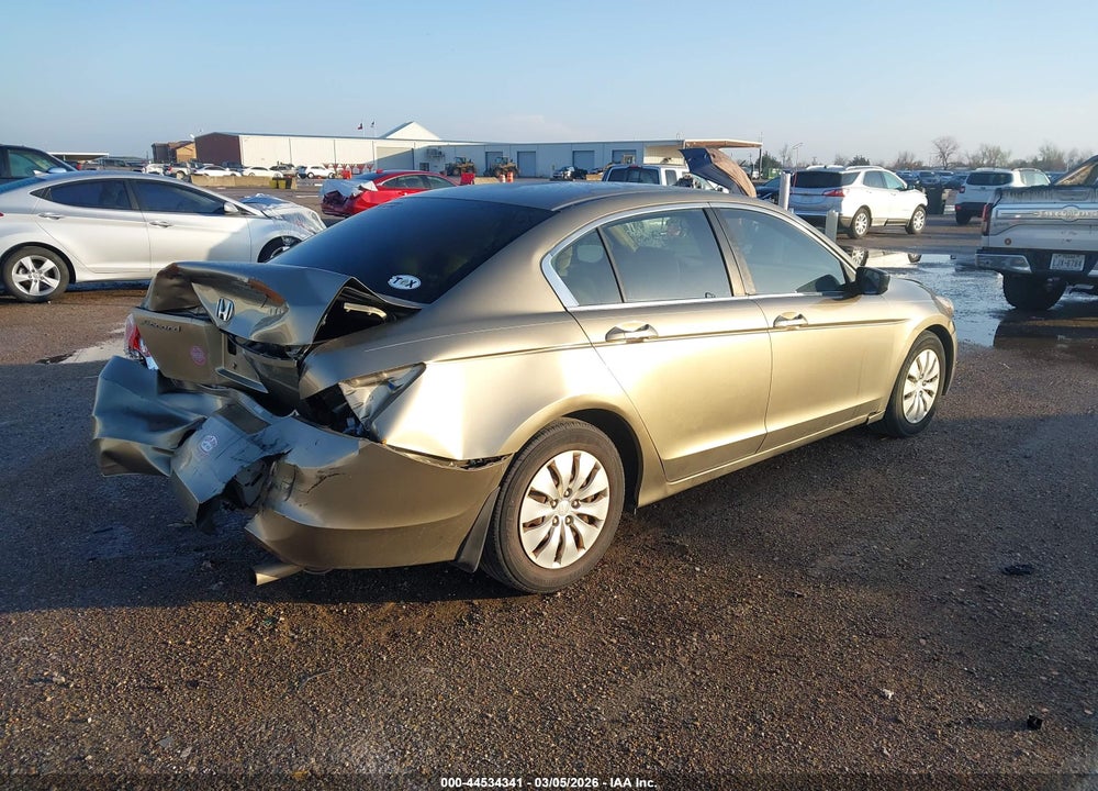 2010 HONDA ACCORD 2.4 LX VIN: 1HGCP2F37AA071425