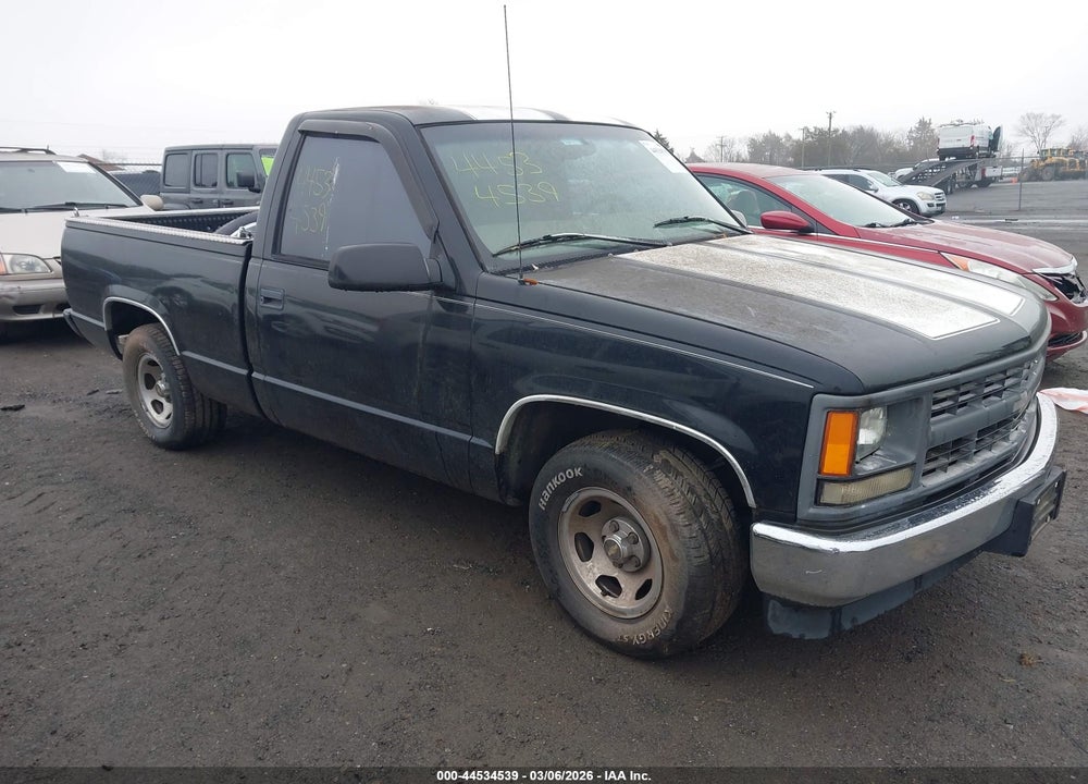 1997 CHEVROLET C1500 FLEETSIDE W/T VIN: 1GCEC14W1VZ231624