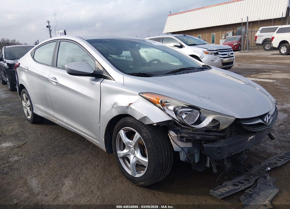 2013 HYUNDAI ELANTRA GLS VIN: 5NPDH4AE1DH452768