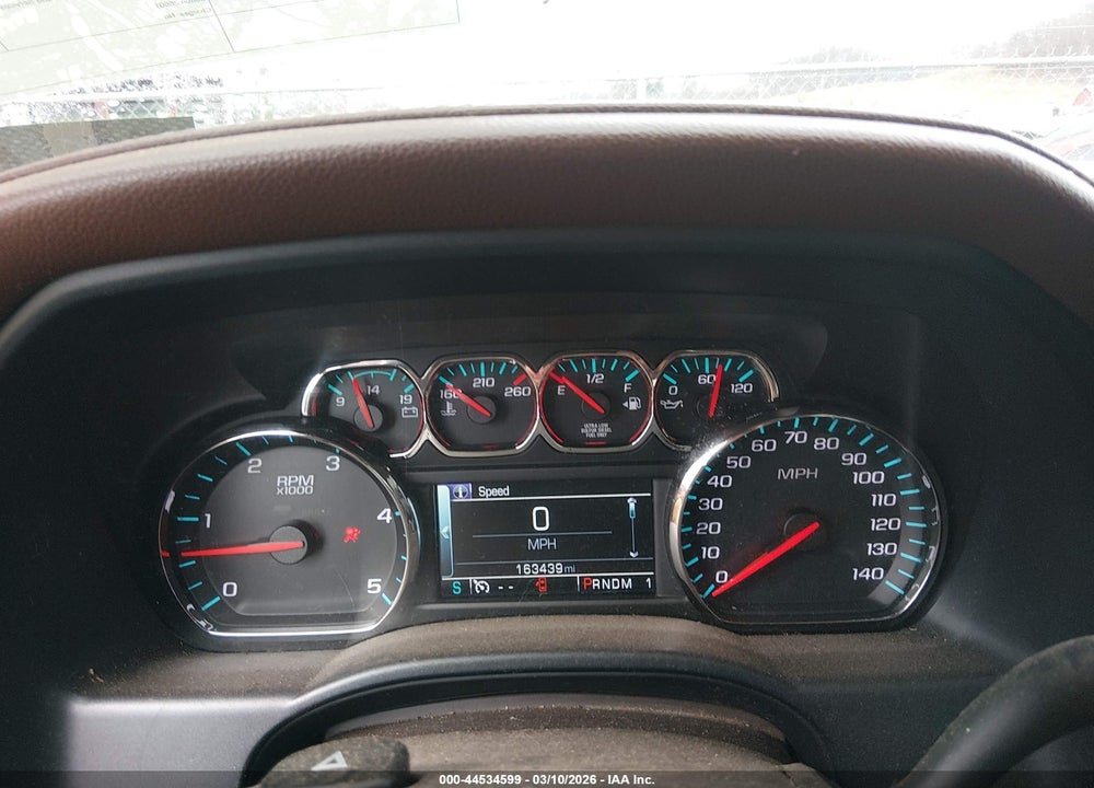 2015 CHEVROLET SILVERADO 3500HD HIGH COUNTRY VIN: 1GC4K1E81FF565850