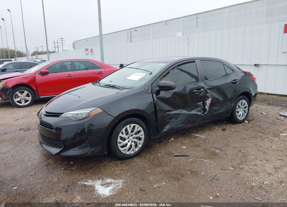 2019 TOYOTA COROLLA LE VIN: 2T1BURHE7KC232993
