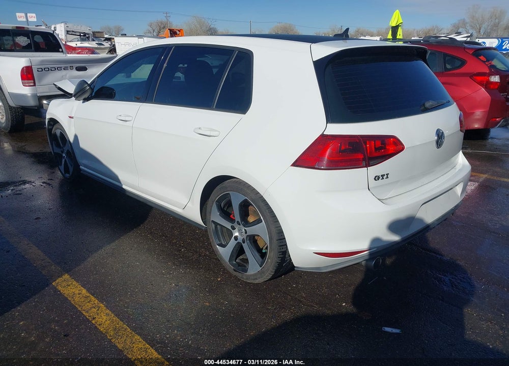 2015 VOLKSWAGEN GOLF GTI 2.0T S 4-DOOR VIN: 3VW5T7AUXFM026339