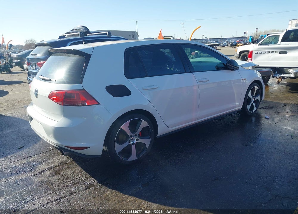 2015 VOLKSWAGEN GOLF GTI 2.0T S 4-DOOR VIN: 3VW5T7AUXFM026339