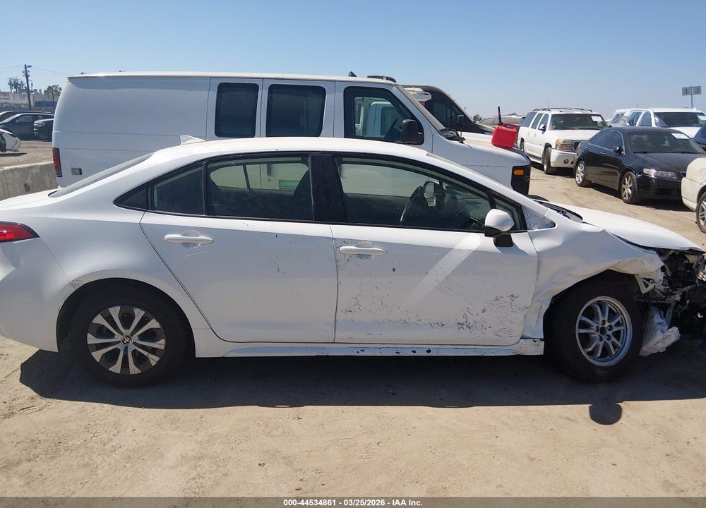 2022 TOYOTA COROLLA HYBRID LE VIN: JTDEAMDE2NJ036693