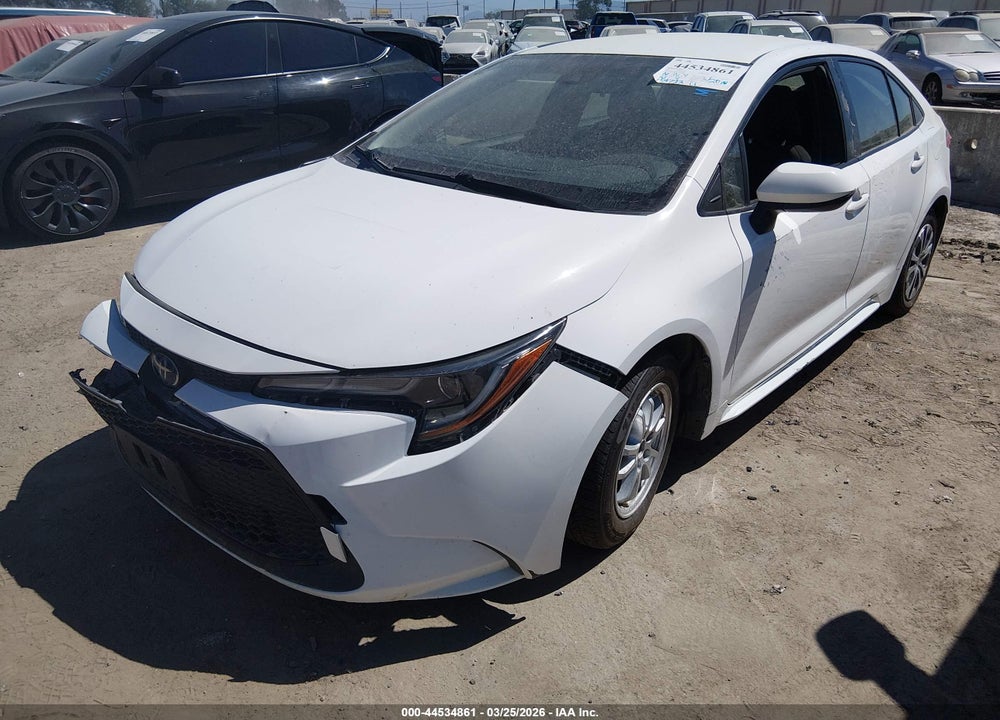 2022 TOYOTA COROLLA HYBRID LE VIN: JTDEAMDE2NJ036693