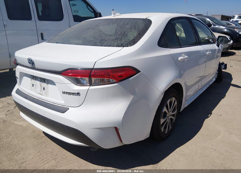 2022 TOYOTA COROLLA HYBRID LE VIN: JTDEAMDE2NJ036693