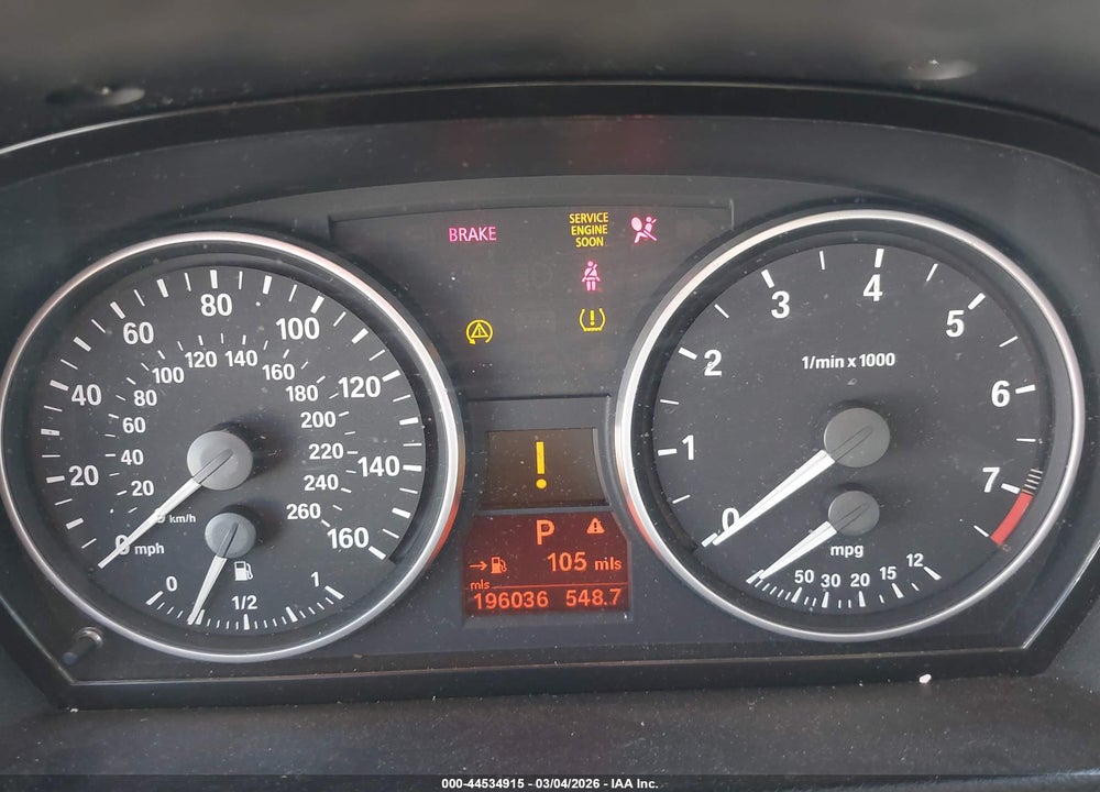 2007 BMW 328I VIN: WBAVC53577FZ80123