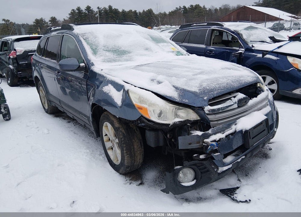 2013 SUBARU OUTBACK 2.5I PREMIUM VIN: 4S4BRBCC6D3304238