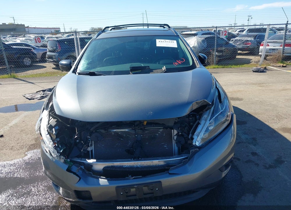 2018 NISSAN MURANO SL VIN: 5N1AZ2MG5JN168567