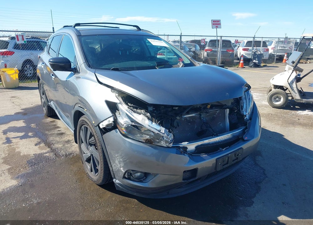 2018 NISSAN MURANO SL VIN: 5N1AZ2MG5JN168567