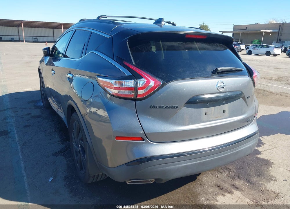 2018 NISSAN MURANO SL VIN: 5N1AZ2MG5JN168567