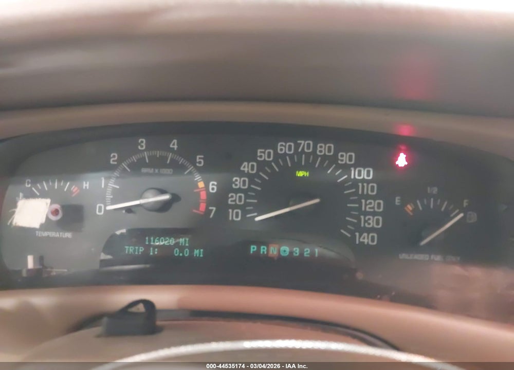 2002 BUICK PARK AVENUE VIN: 1G4CW54K924109844