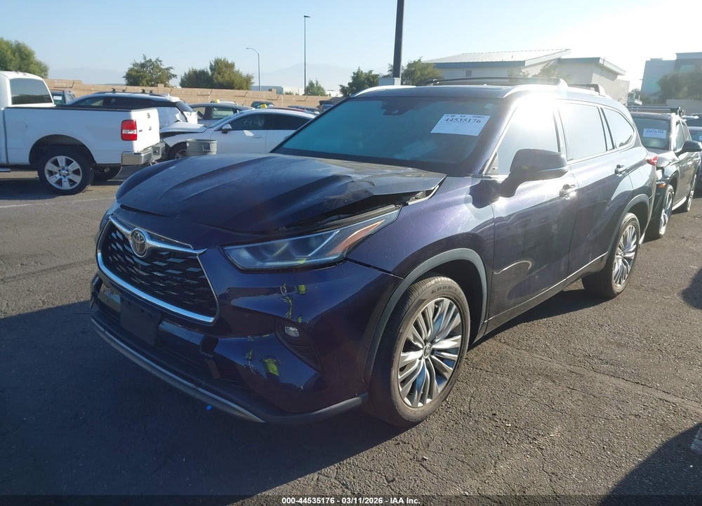 2022 TOYOTA HIGHLANDER PLATINUM VIN: 5TDFZRAH5NS128151