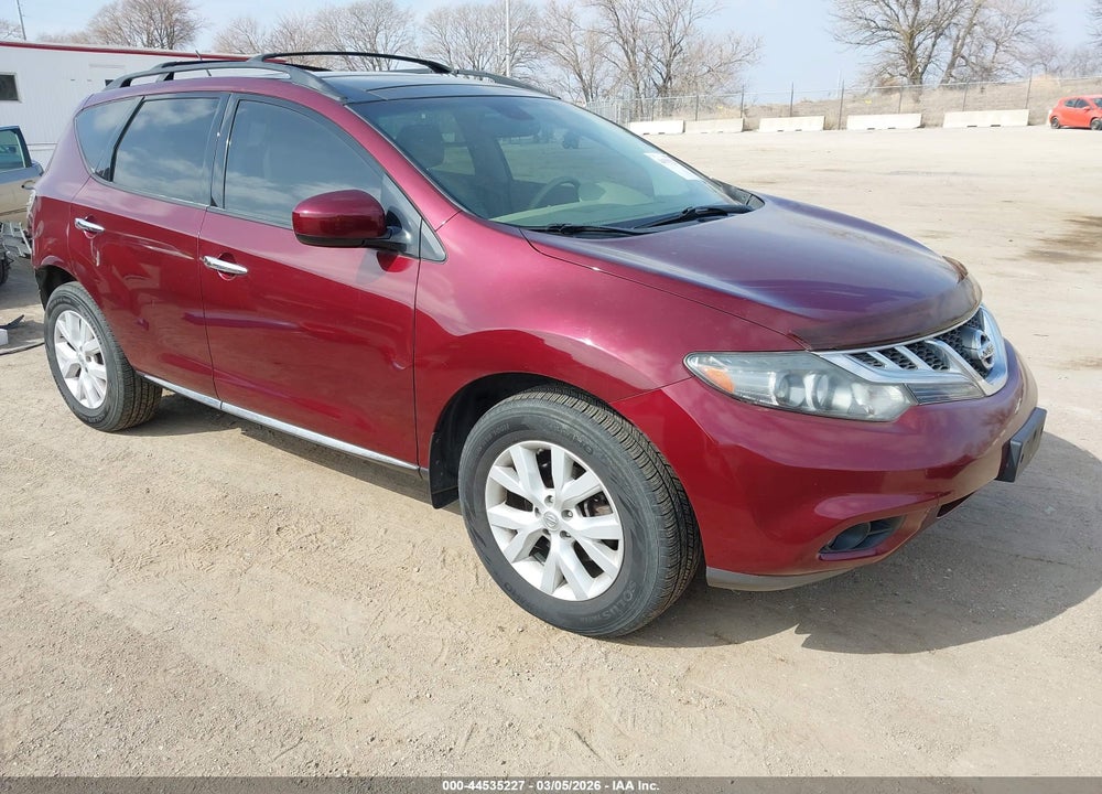 2012 NISSAN MURANO SL VIN: JN8AZ1MW1CW225970